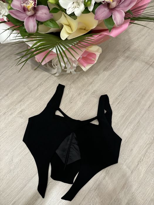 Топ little black dress, потници sinsay new yorker Negative