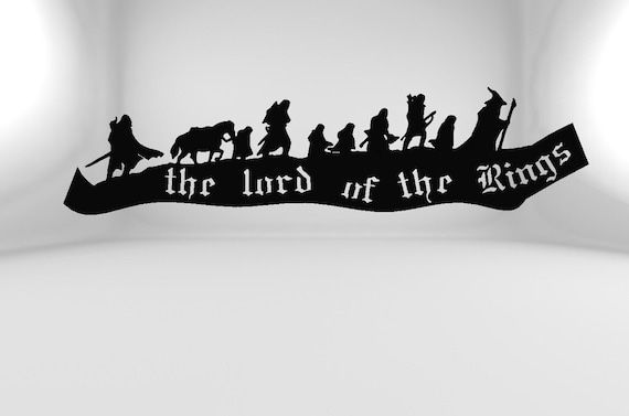 The Lord of the rings ornament tablou metal