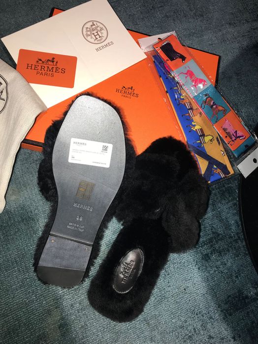 Hermes дамски чехли 38ми номер