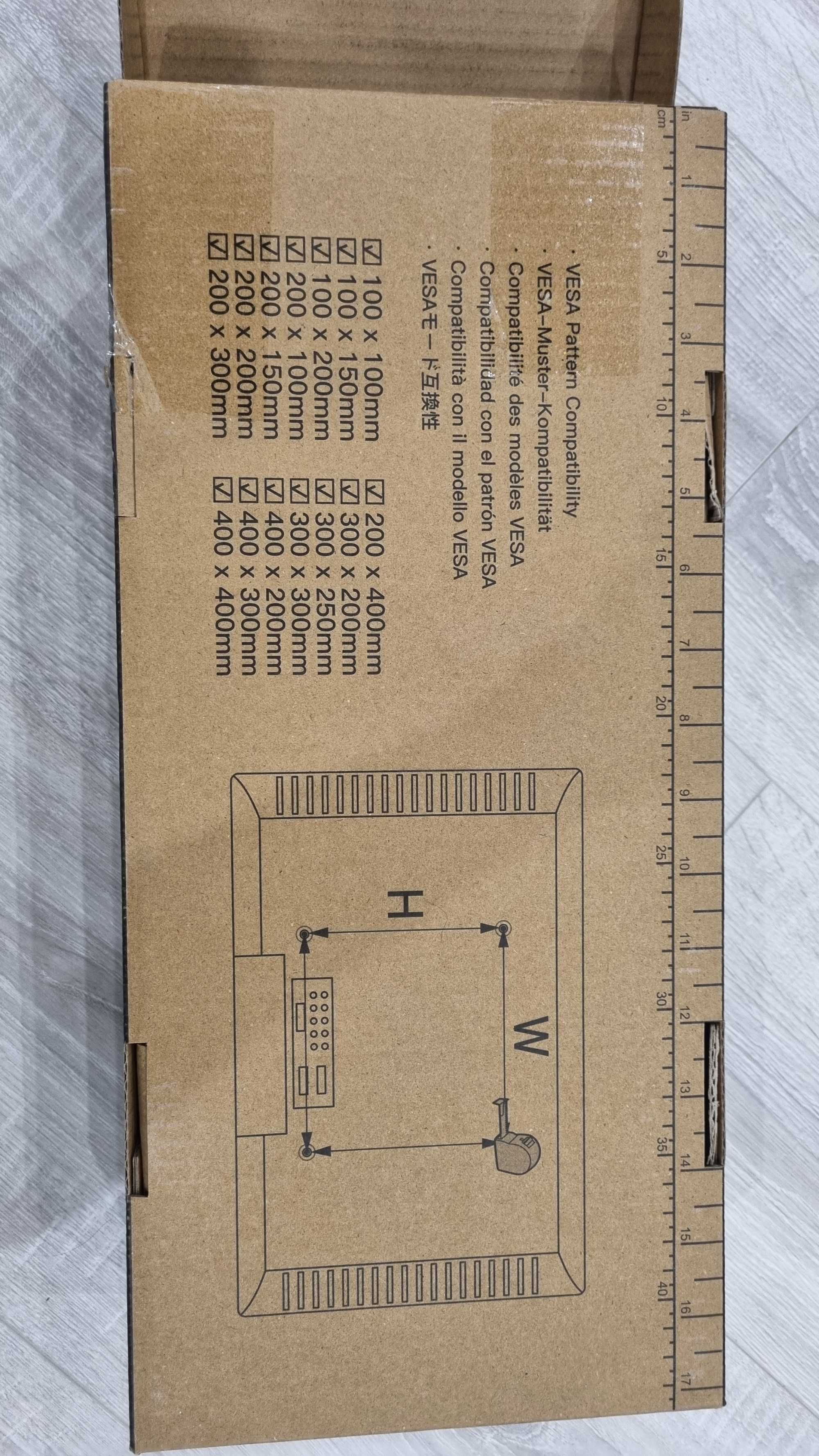 ТВ стойка за таван Perlesmith 26-55" VESA 400x400 / 45 кг