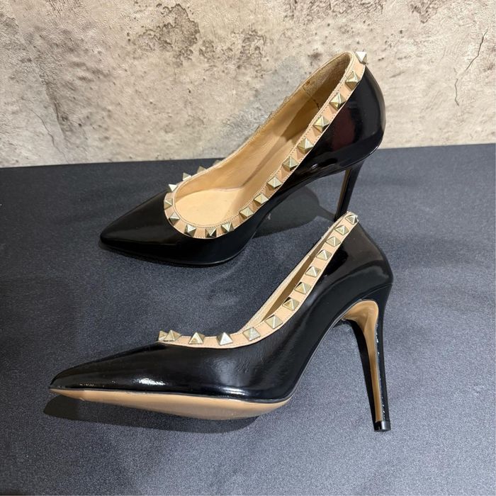 Pantofi piele AAA stiletto Valentino 36-38, 41