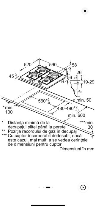 Plita incorporabila bosch