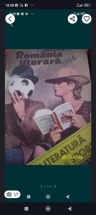 Amanah Romania Literara 1985 și 1986