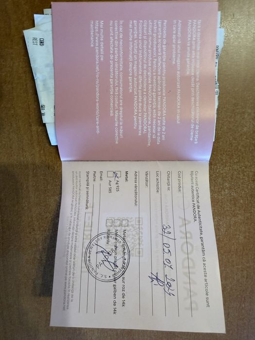 Inel Argint NOU Pandora