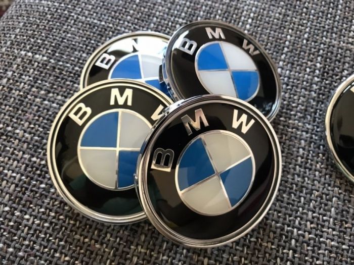 Set embleme BMW Albastru/Alb