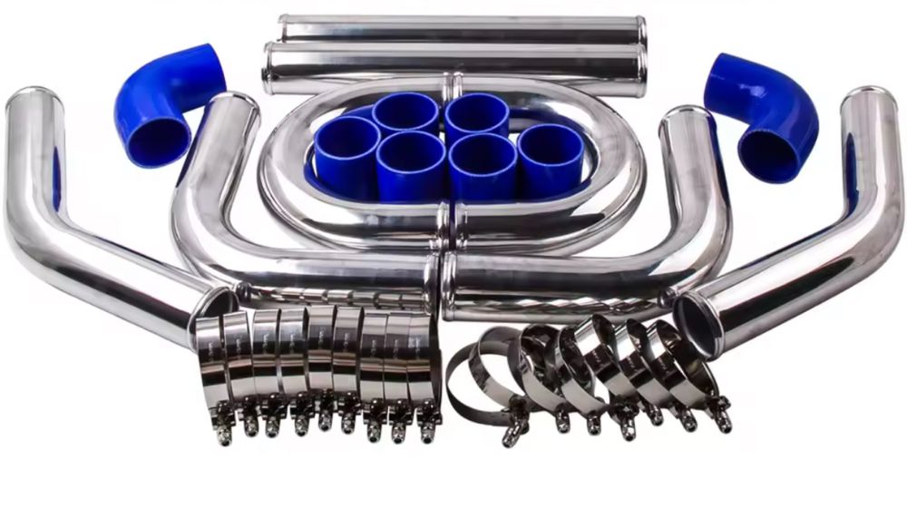 Турбо пътища алуминиев тръби силиконови маркучи скоби