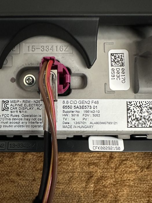 Navigatie mare BMW X1 F48, X2 F39 Touch screen, LCI