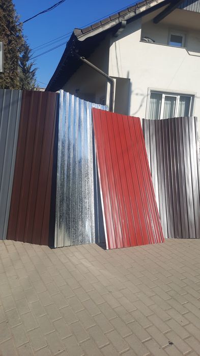 Tablă cutata zincata colorată toate felurile de tablă