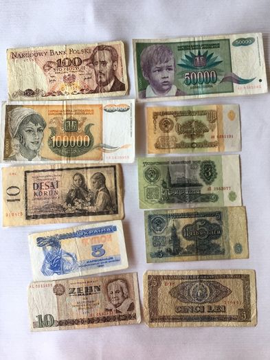 Колекция стари банкноти