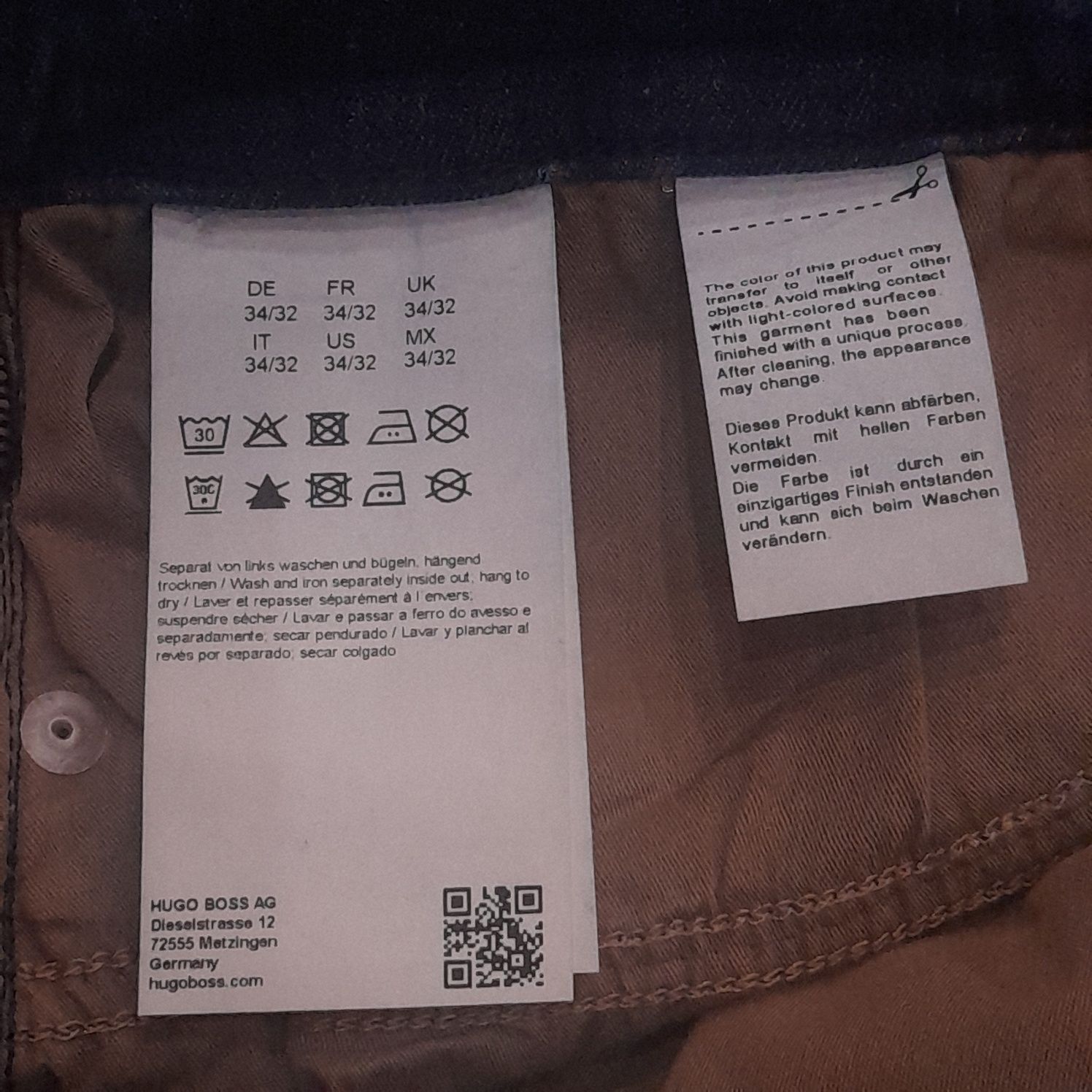 НОВО! Мъжки дънки HUGO BOSS Regular Fit