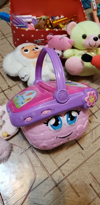 Интерактивная музыкальная корзинка и набор посудки