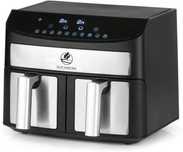 Двукамерен фритюрник с горещ въздух KOCHWERK 7L, 2400W