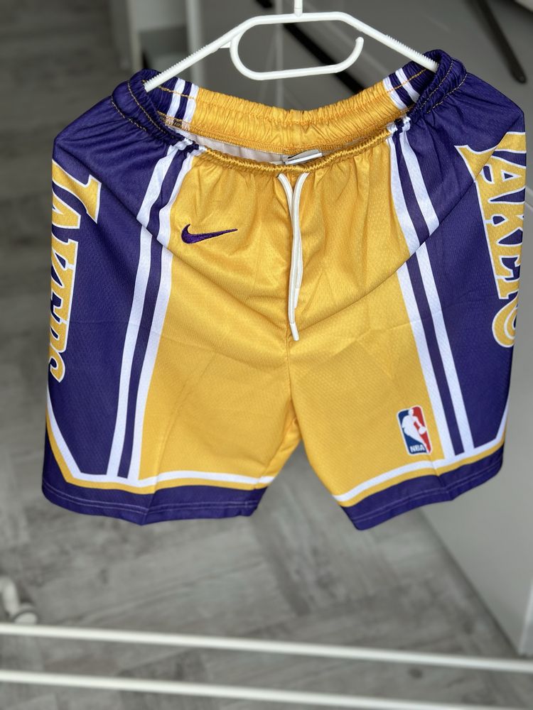Sort Lakers Nike pantaloni scurti