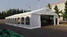 Cort -corturi Evenimente 10x26 m, PVC alb GM