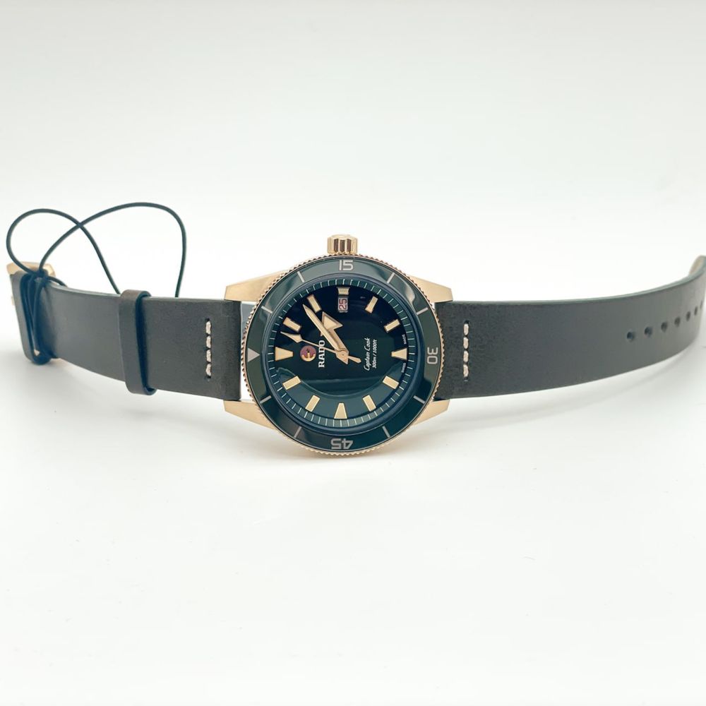 Часовник Rado Captain Cook Green Dial Automatic Bronze