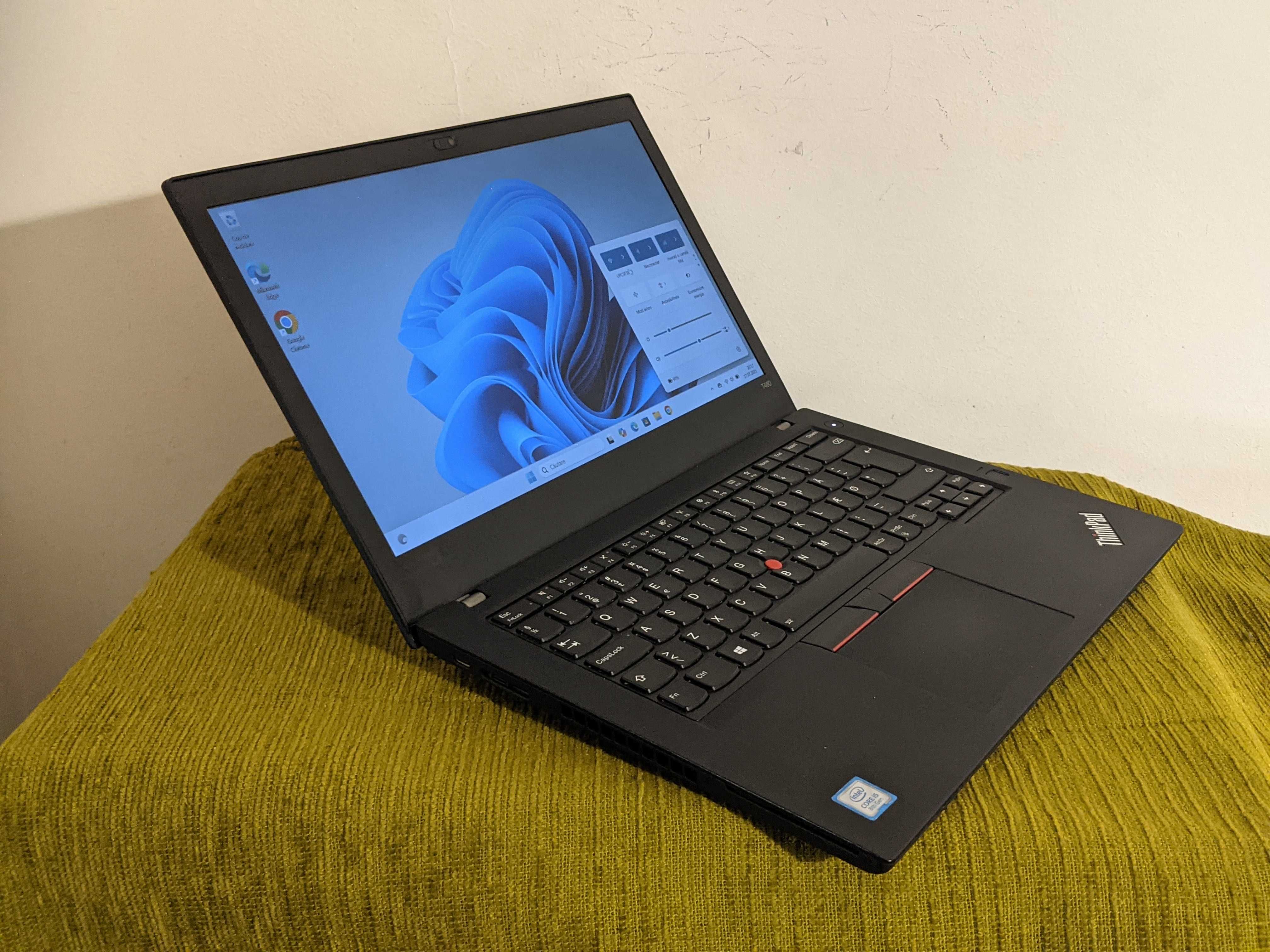 Laptop Lenovo ThinkPad T480, 14"FullHD i5-8250U 16GB RAM 256GB SSD