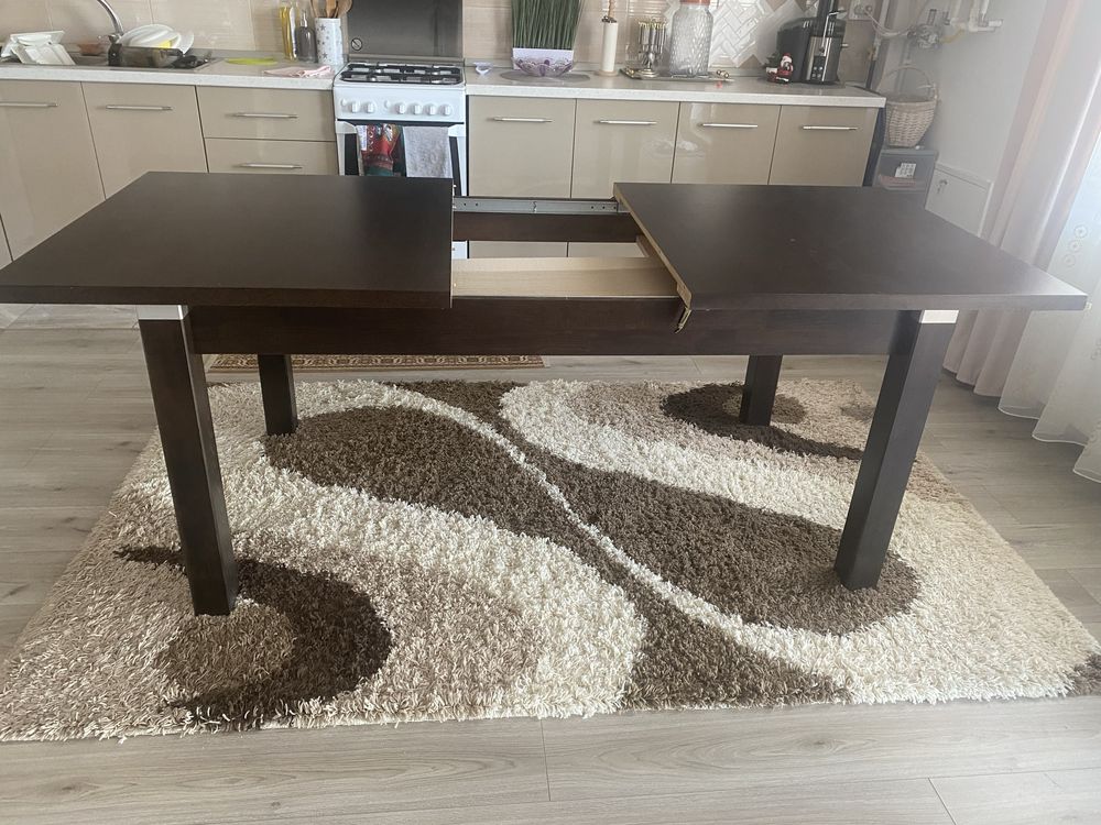 Masa extensibila 6 persoane culoare wenge