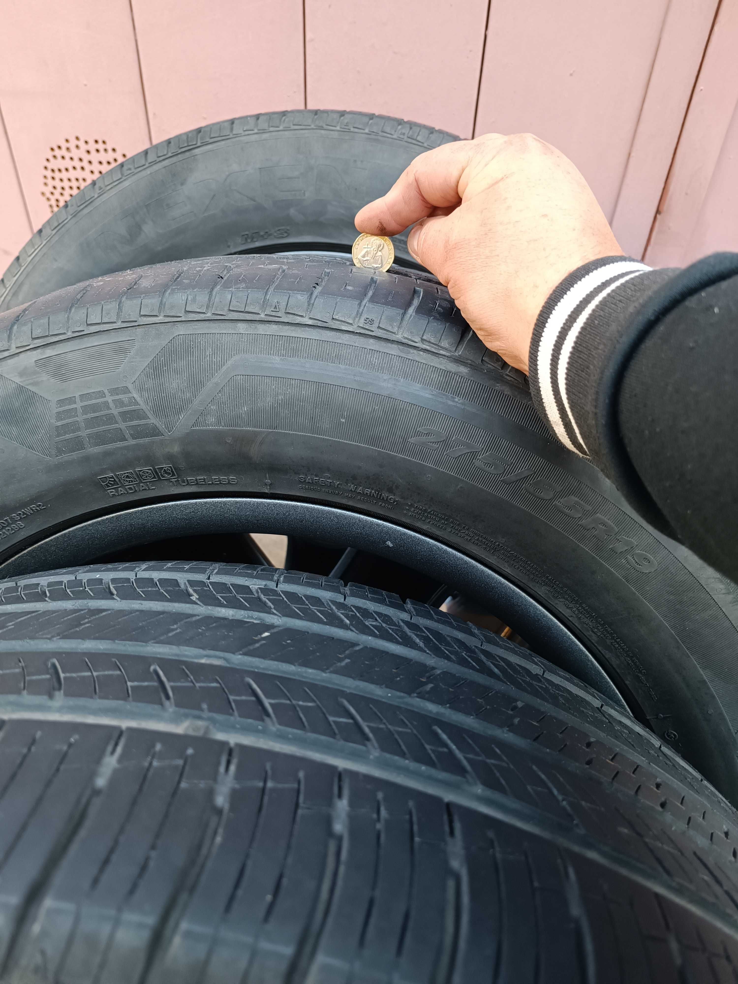 ПРОДАВАМ 4бр. гуми, джанти и датчици за Mercedes GL X164