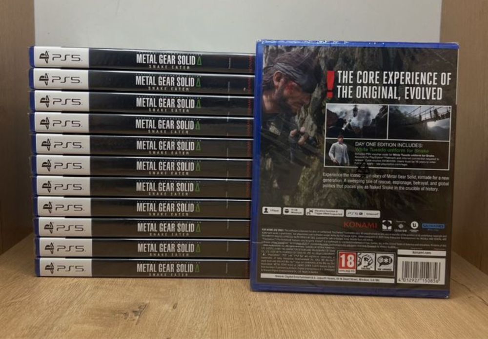 PS5 Metal Gear Solid Delta Snake Eater (Новый в заводскoй пленкe)