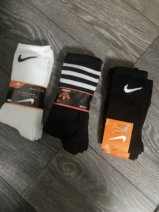 Sosete lungi adidas si nike 6 perechi 60 lei