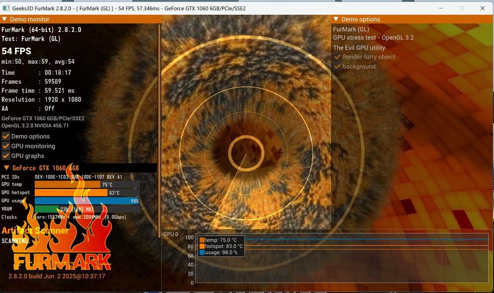 Placa video Palit GeForce GTX 1060 StormX 6GB GDDR5 192-bit