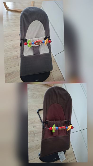 Balansoar/ leganut/ bouncer  baby bjorn, cu husa de schimb si jucarie