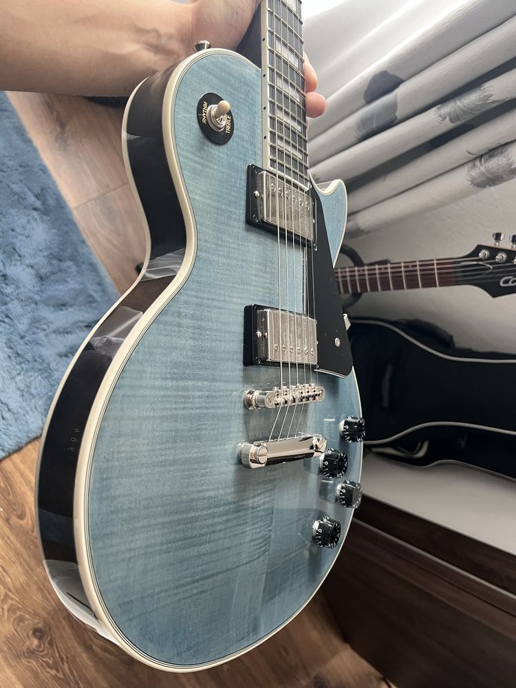 Chitara Epiphone Custom Figured Transparent Blue