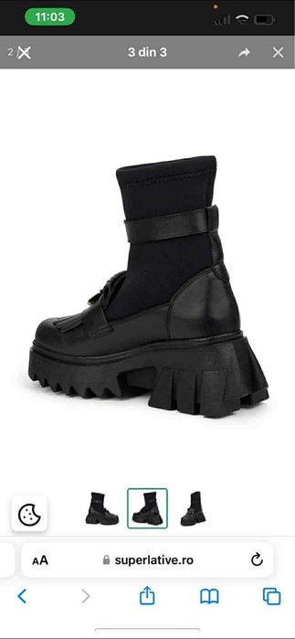 Vând ghete de piele