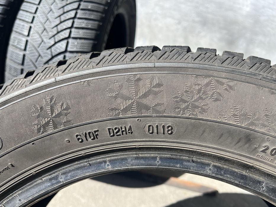 4 бр. зимни гуми 205/55/16 Semperit DOT 0118 4,5-5 mm