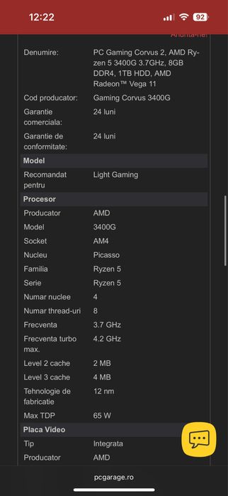 Vand PC Gaming Corvus 2