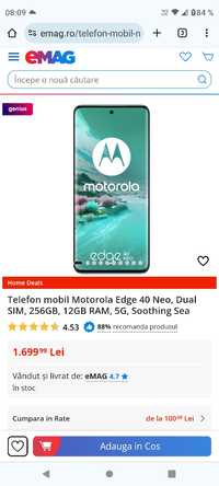 Motorola edge 40 neo 12+256 GB