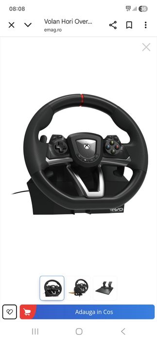 Volan gaming Hori xbox one series s x  PC