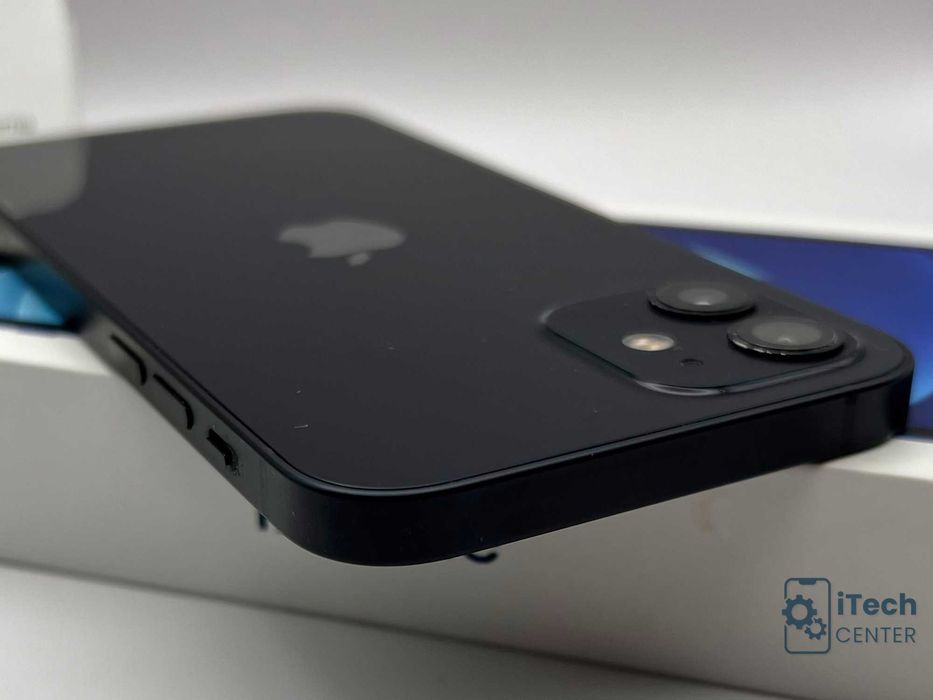 iPhone 12, 64GB, Black, 100% батерия, ОТЛИЧЕН, ГАРАНЦИЯ!