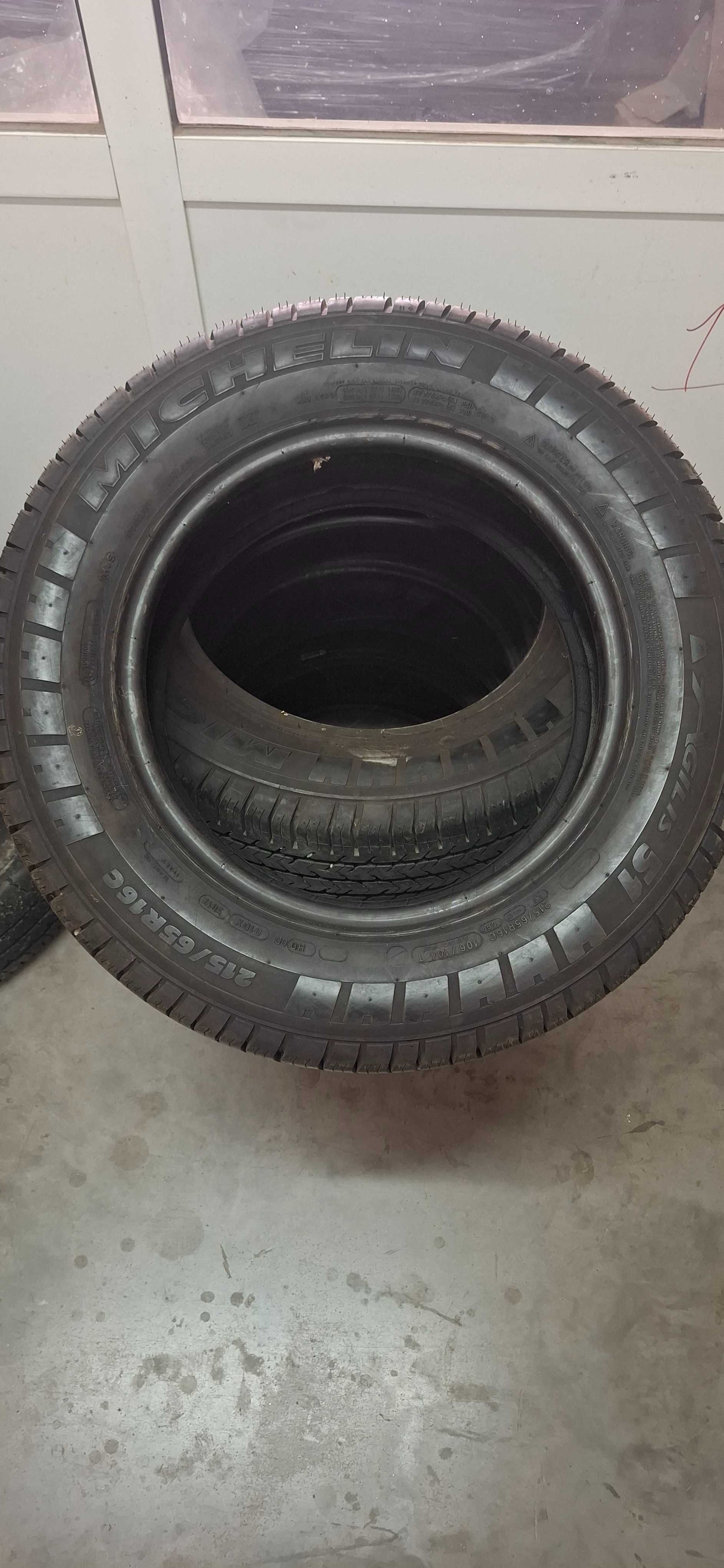 4бр. 215/65/16С Michelin 8mm грайфер, дот 17г. Предлагаме монтаж ++
