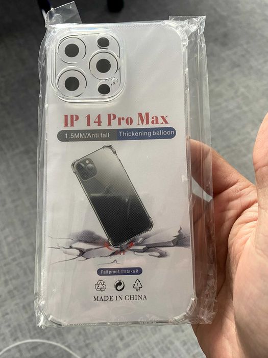 Кейс за iPhone 14 Pro Max , калъф, прозрачен нов
