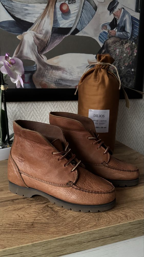 Дамски кожени боти Timberland ноемр 35