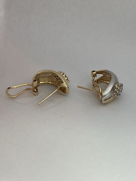 Cercei aur cu diamante 0.28ct