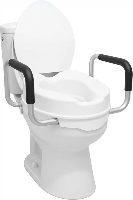 inaltator de toaleta cu cotiere si capac