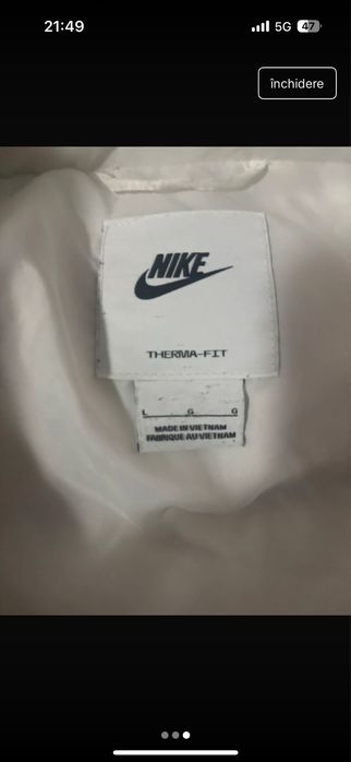 Geaca Lunga Nike de iarna