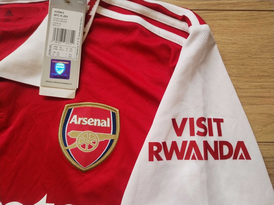 Arsenal 2022/2023 Home Shirt Adidas Размер XXL/2XL Нова с Етикетите