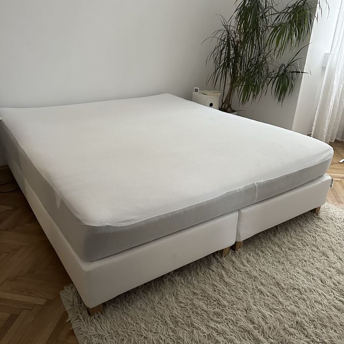 Pat somiera + saltea 180x200 Ikea