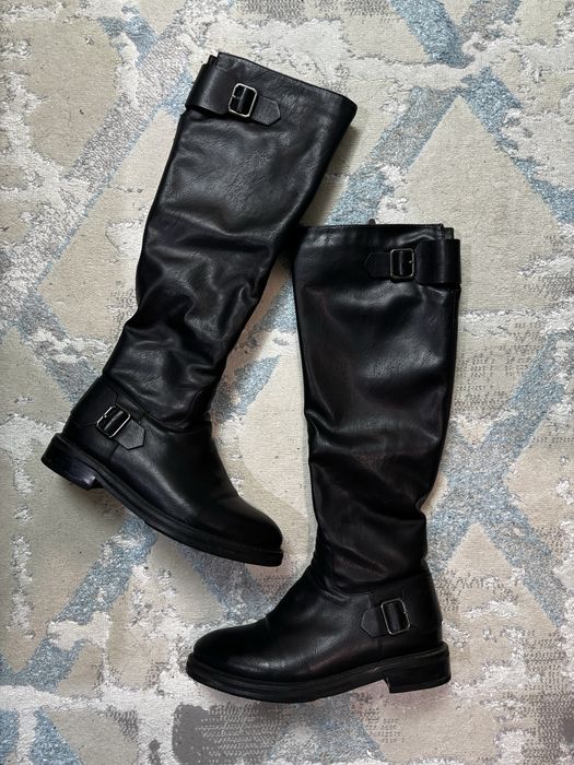 Продам кожаные зимние сапоги