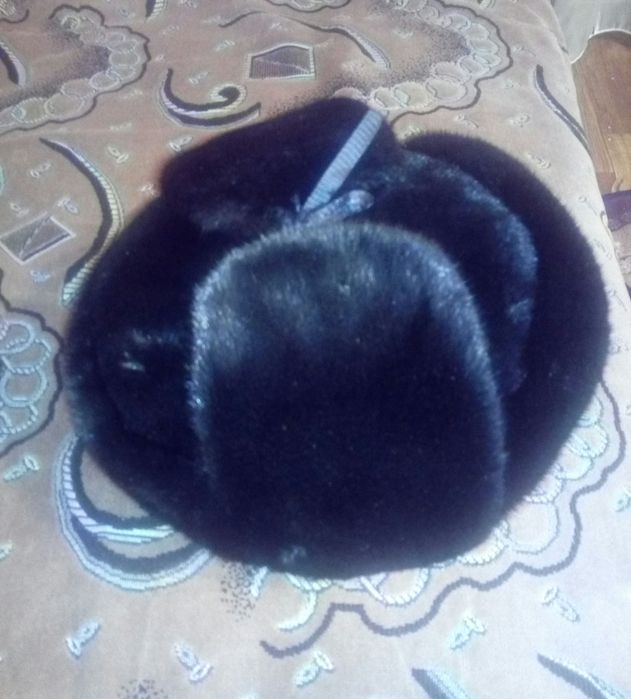 Норковая шапка ушанка