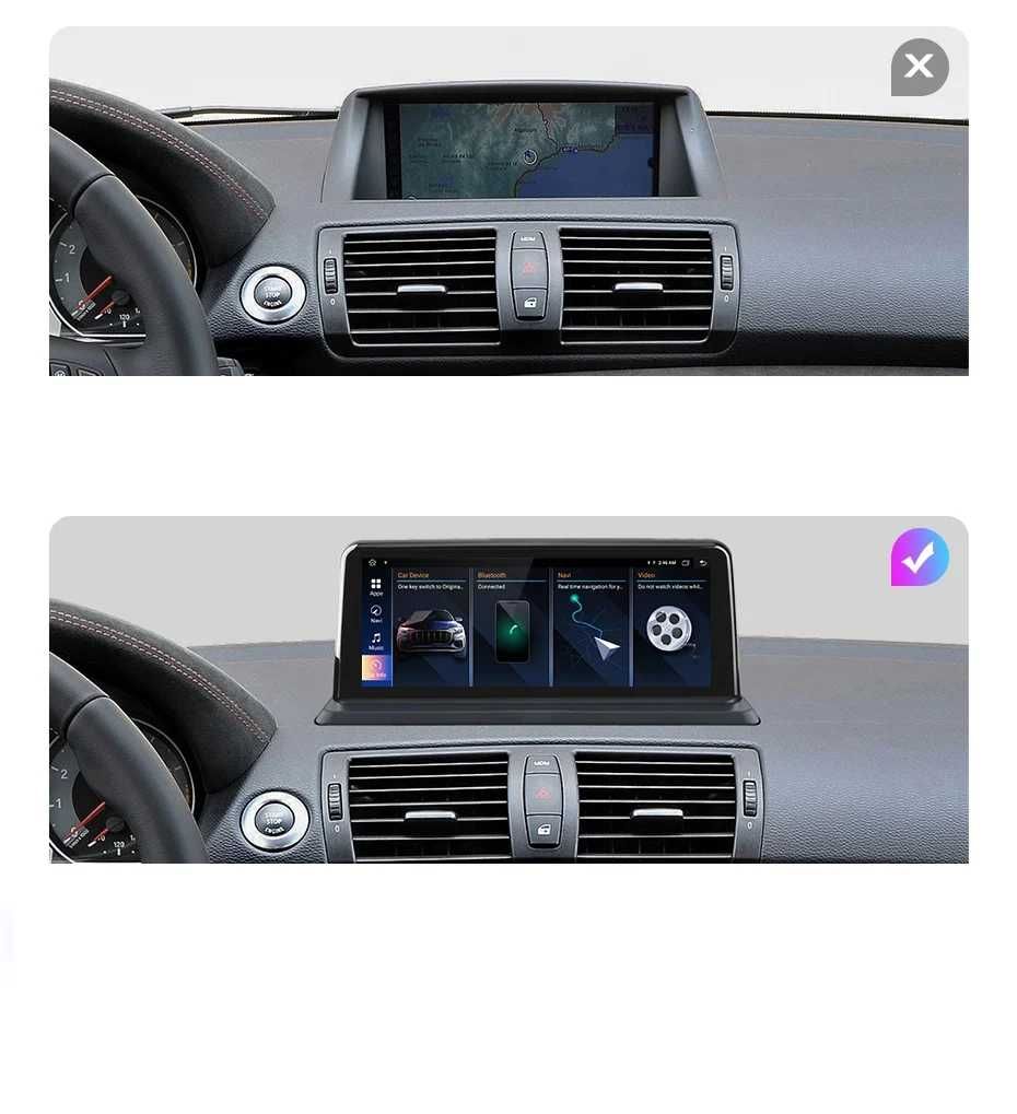 Navigatie Android Dedicata BMW Seria1 E81/E82/E87 (2005-2013) 4GB RAM