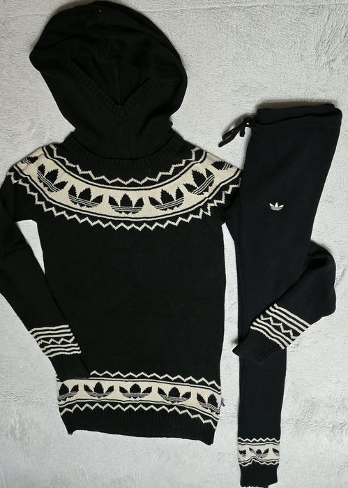 Adidas/Адидас-зимен плетен комплект