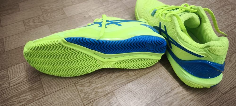 Asics Gel-Resolution 9 - hazard green/reborn blue