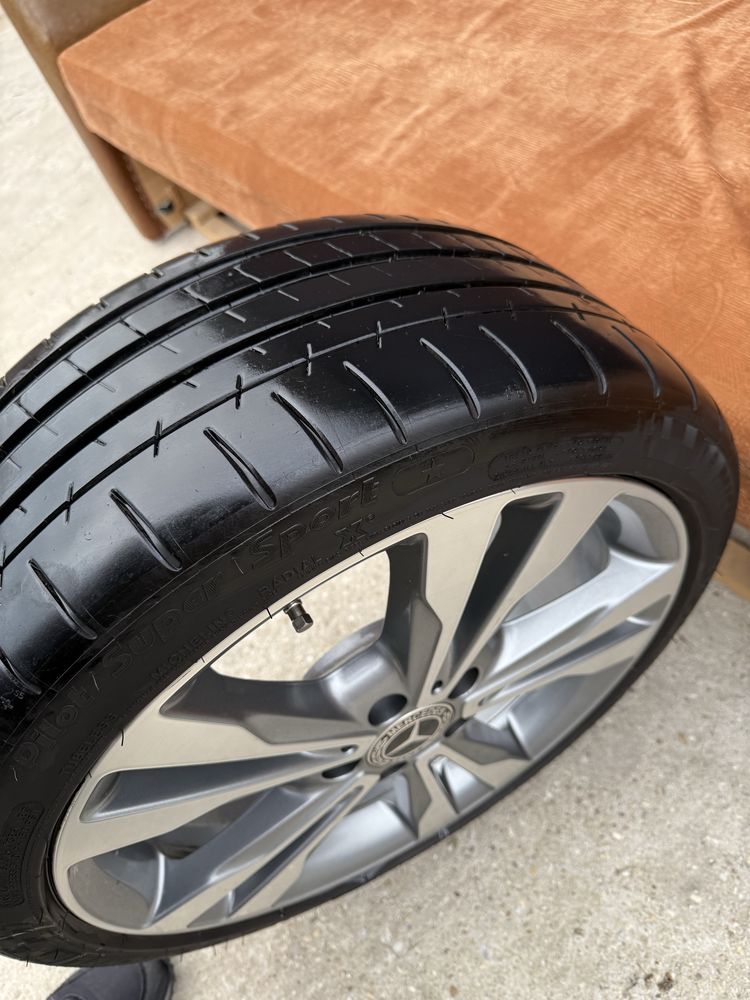 Jante Mercedes originale R18 + anvelope Michelin Pilot Super Sport