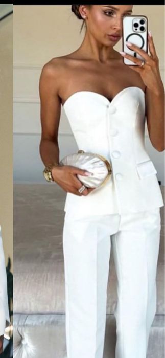 ZARA костюм бюстие панталон