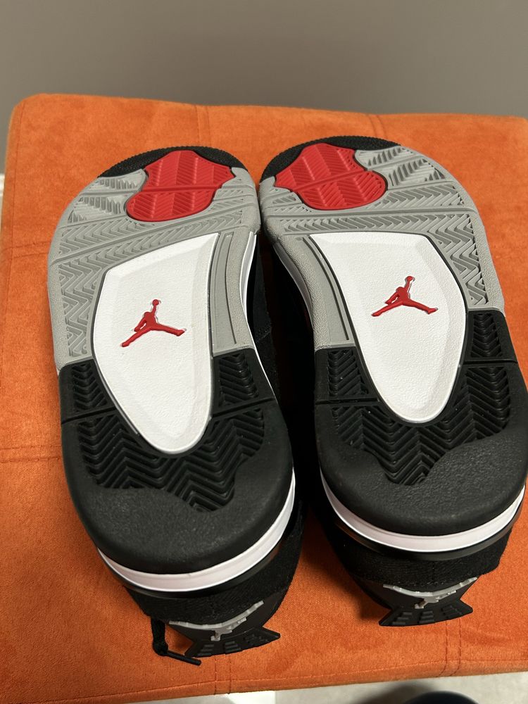 Jordan 4 Black canvas
