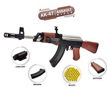 Pusca AK47 KALASHNIKOV airsoft,teava metalica,tinta laser,500 bile.